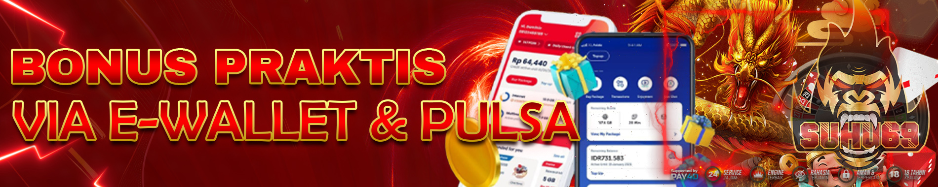 SUHU69 | DEPOSIT VIA PULSA 